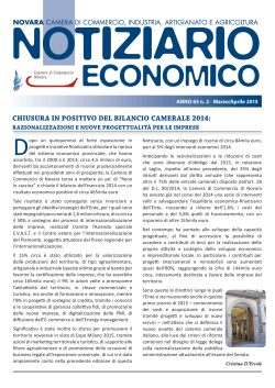 Novara Notiziario economico