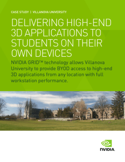 delivering high-end 3d applications to students on their own