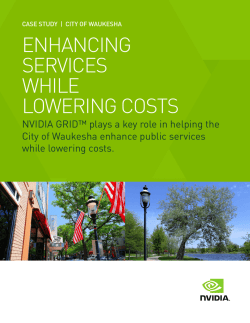 City of Waukesha Case Study
