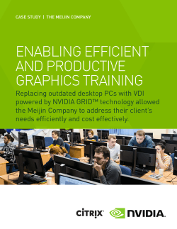enabling efficient and productive graphics training