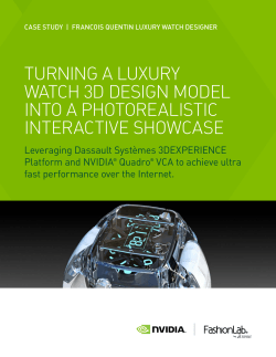 TURNING A LUXURY WATCH 3D DESIGN MODEL INTO A
