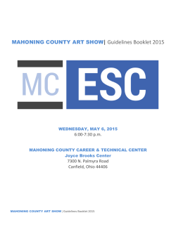 Guidelines Book - Mahoning County Educational Service Center