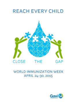World Immunization Week CSO Toolkit