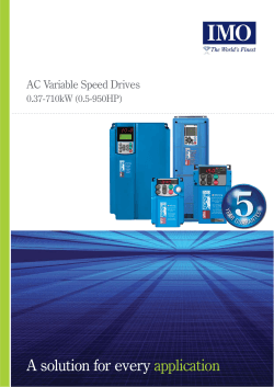 AC Variable Speed Drives