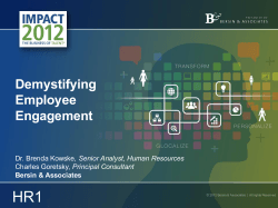 Demystifying Employee Engagement - IMPACT 2012