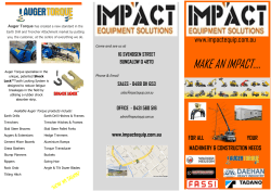 MAKE AN IMPACTâ¦. - Impact Equipment Solutions