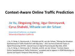 Context-Aware Online Traffic Prediction