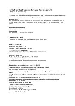 SS 2015 Kommentiert-10-4 - Institut fÃ¼r Musikwissenschaft und