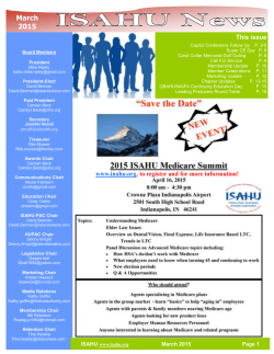 March 2015 - Indiana Association of Health Underwriters