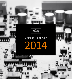 Incap Annual Report and Financials-2014
