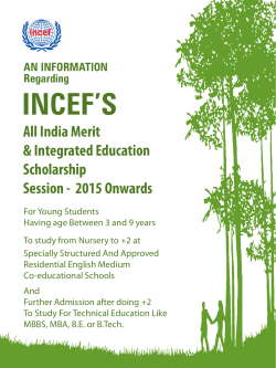 INCEF`S - International Children`s Excellence Fund