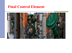 Final Control Element
