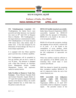 India Newsletter â April 2015
