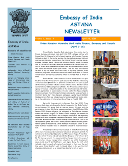 newsletter issue 5 dated April 16, 2015