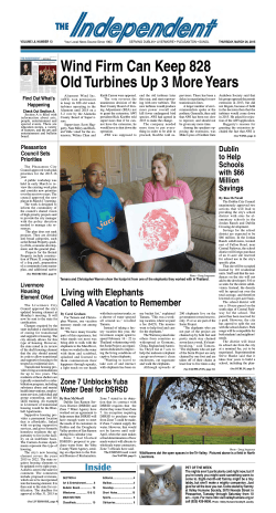 Local News: Wind Turbines, Dublin Schools, Elephant Trip - March 26, 2015