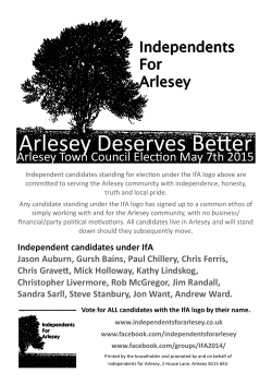 Arlesey Deserves Better - Independents for Arlesey