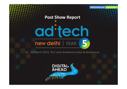 Post Show Report - ad:tech New Delhi