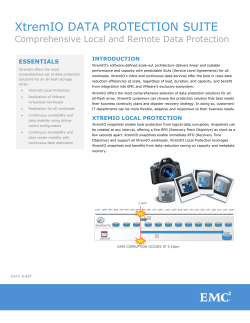 XtremIO Data Protection Suite
