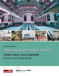 urban rail-based transit systems urban rail