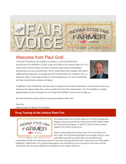 e-newsletter - Indiana Association of Fairs