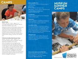 2015 Summer Camp Brochure