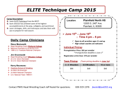ELITE Technique Camp 2015
