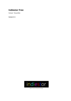 Indiestor Free User Manual