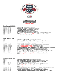 2015 Brute Nationals Rules & Informational