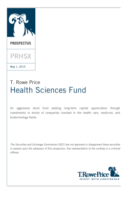 Health Sciences Fund