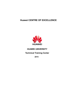 Huawei Centre of Excellence