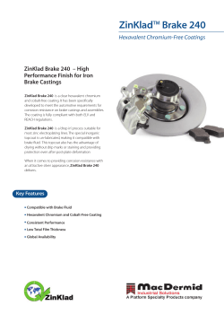 ZinKlad Brake 240 - MacDermid Industrial Solutions