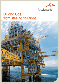 Oil and Gas: from steel to solutions - Industry