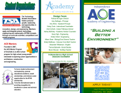 our AOE Brochure - Independence Academy of