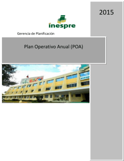 Plan Operativo 2015