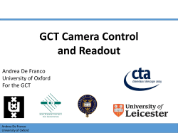 Control and Readout Software for GCT Camera