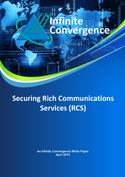 Rich Communications Services provide new end