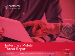Enterprise Mobile Threat Report