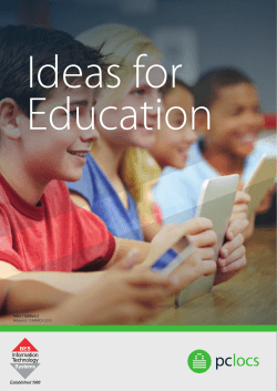 Ideas for Education. - BES Information Technology Systems