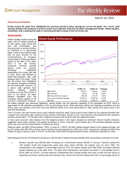 Global Equity Performance - Bank of the Philippine Islands