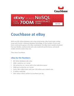 Couchbase at eBay