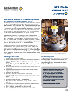 DDPS Series 60.indd - De Dietrich Process Systems