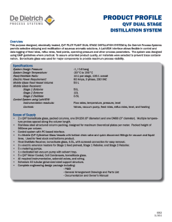 DDPS Product Profile QVF Dual Stage Distillation System.indd