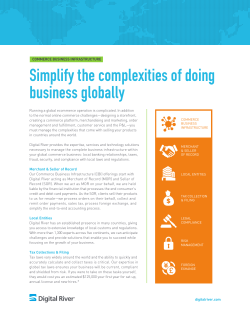 Simplify the complexities of doing business globally
