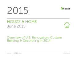 2015 Houzz & Home report