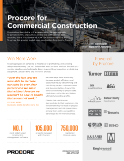 Procore for Commercial Construction