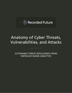 Anatomy of Cyber Threats, Vulnerabilities, and