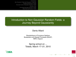 Introduction to Non-Gaussian Random Fields