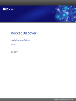 Rocket Discover Installation Guide