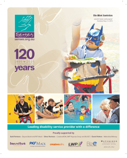 Leading disability service provider with a difference
