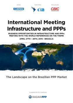 International Meeting Infrastructure and PPPs BUSINESS